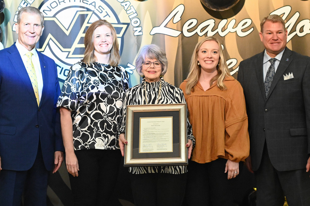 Hall of fame inductee Barbara’s shackeldkrd with president ford, Tiffany Johnson, Lexi fields, and bp Patrick Eaton 