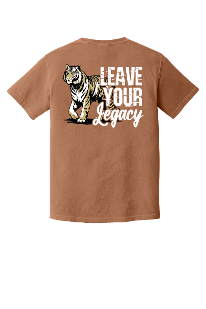 Back of the 2025 tiger paw shirt