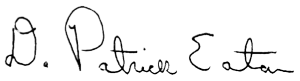 Patrick Eaton's Signature