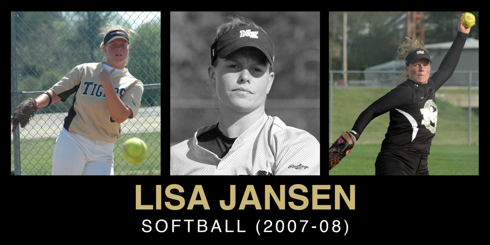 photos of sports hall of fame inductee Lisa Jansen during her time at NEMCC