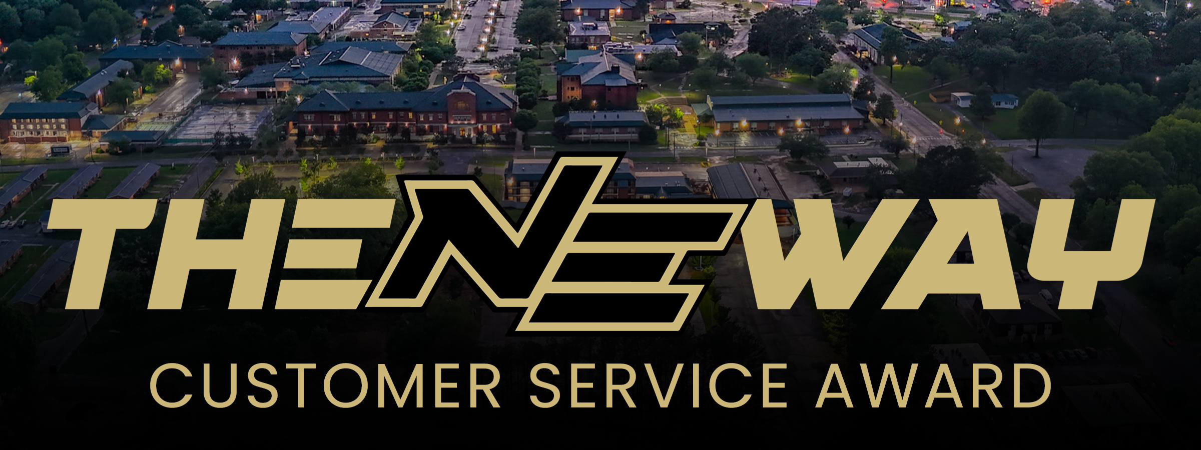 Banner for the Northeast Way Award, highlighting the theme of positivity and community in the workplace.