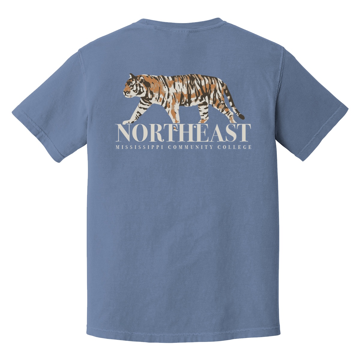 Back of the 2024 tiger paw shirt