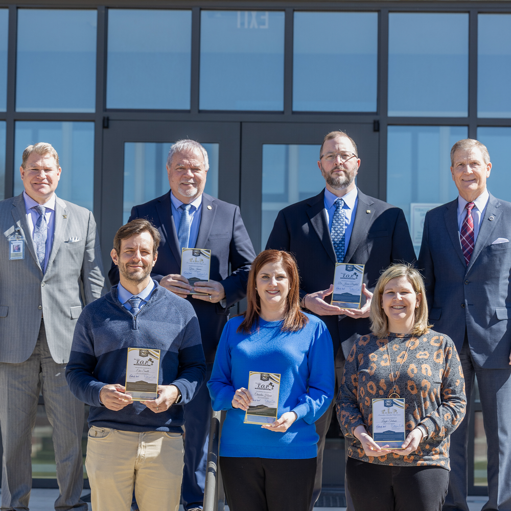 The award recipients for the 2021 TIP and TOP awards