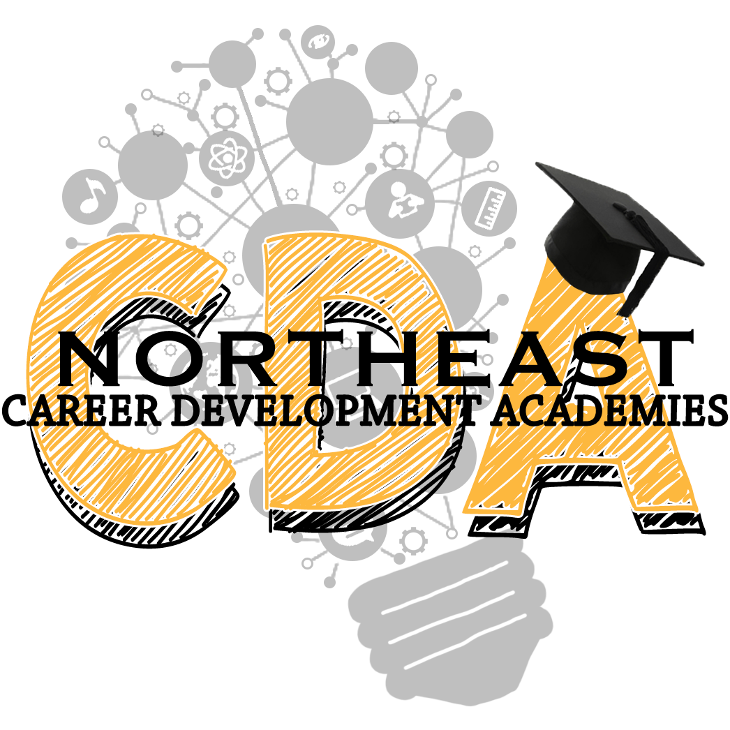 CDA Logo with text: Northeast Career Development Academies