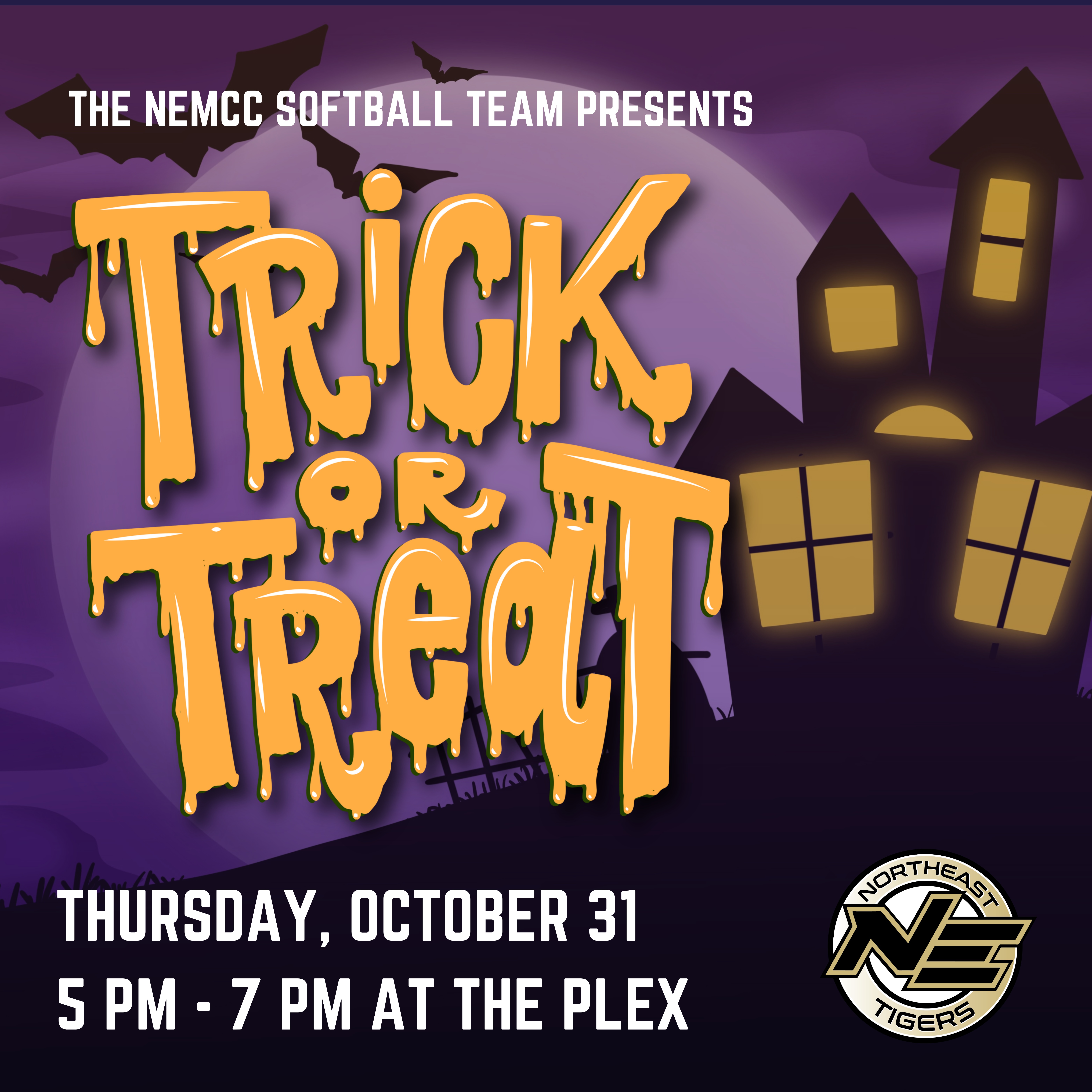 NEMCC Softball's Trick or Treat