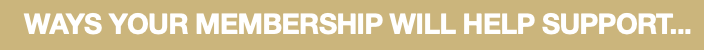 Ways your membership supports Northeast