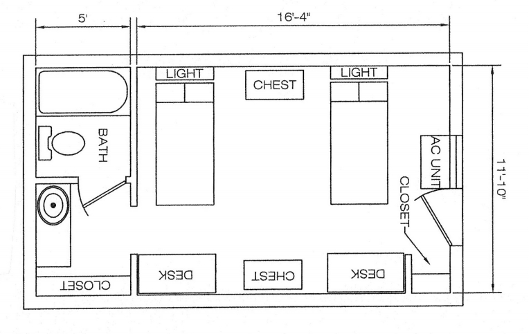 Yarber Hall Floor Plan