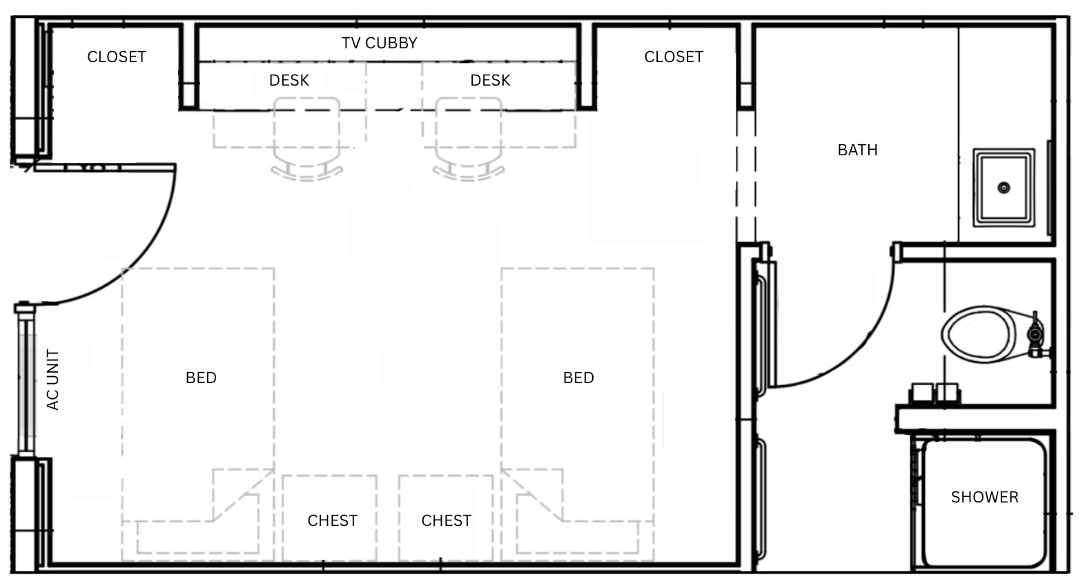 Yarber Hall Floor Plan