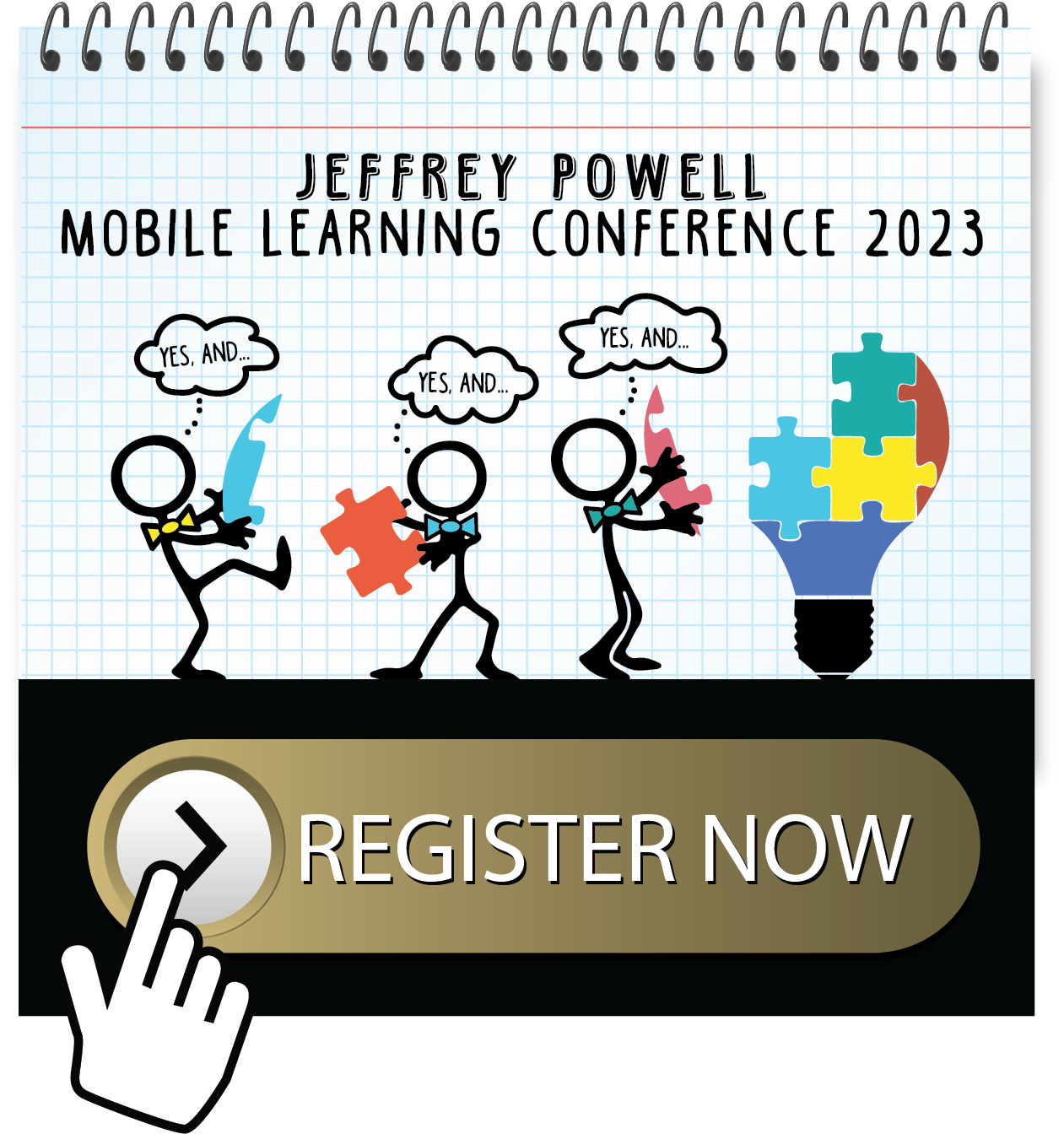 Mobile Learning registration button