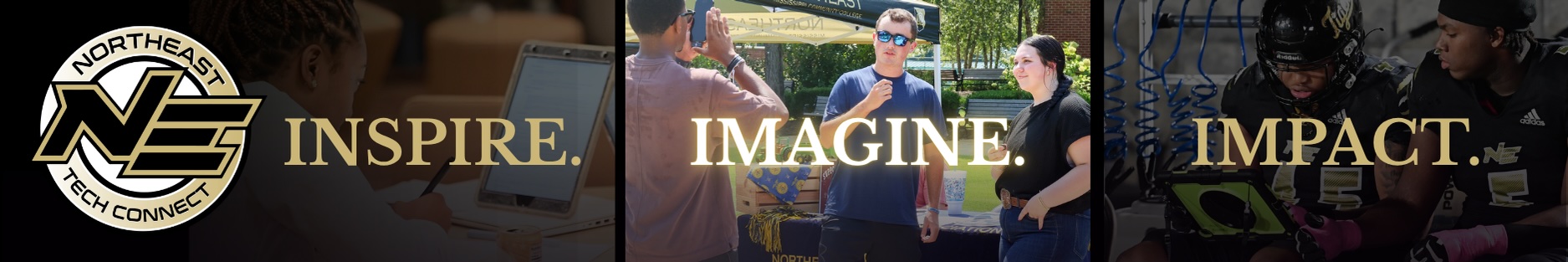 Banner with the word Imagine highlighted.